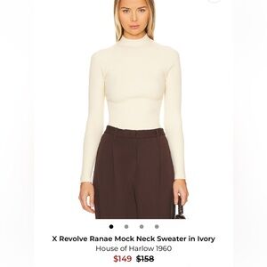 House of Harlow Mock Sweater